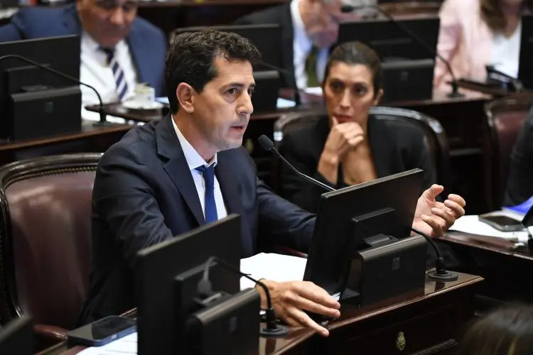 Wado de Pedro denunció a Milei en el Senado por el incumplimiento de la Ley de Financiamiento Universitario