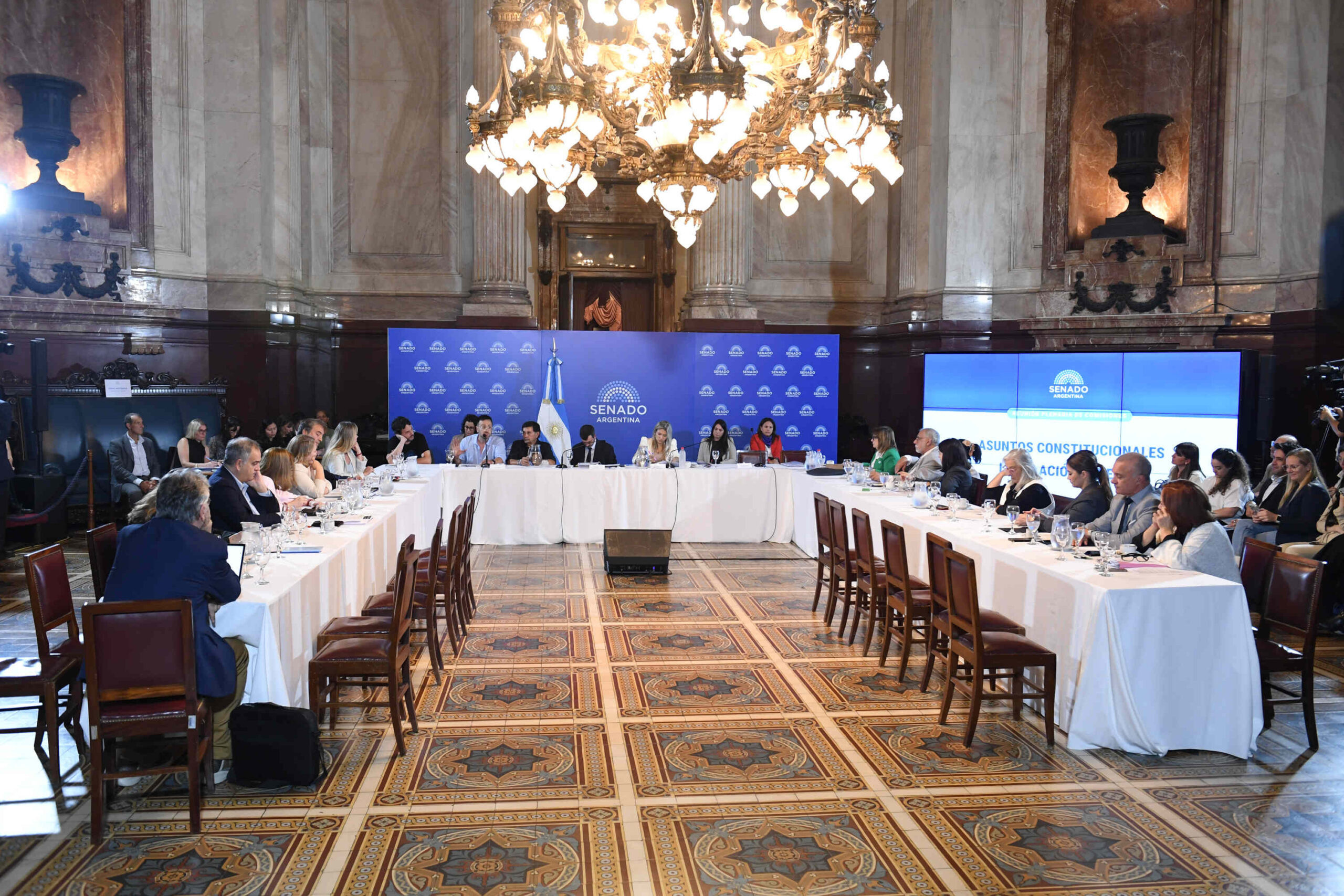 Reunión plenaria de las comisiones de Asuntos Constitucionales y Legislacin General, el 15 de de abril de 2026