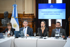 Funcionarios de la ANMaC y senadores de la Comisión de Seguridad Interior debaten el proyecto de regularización de armas NCN.