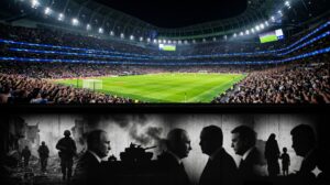 Representación artística de la geopolítica del Mundial 2026 y conflictos internacionales NCN.